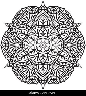 Mandala symbol icon vector illustration (Boho style) Stock Vector