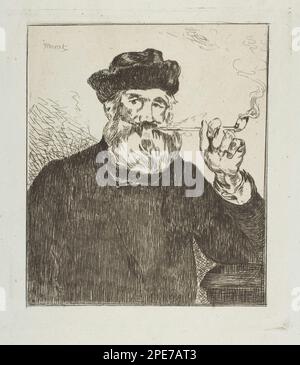 The Smoker (Le Fumeur) 1866–67 by Edouard Manet Stock Photo