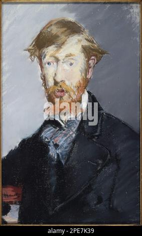 George Moore (1852–1933) 1879 by Edouard Manet Stock Photo