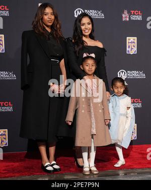 Los Angeles, USA. 15th Mar, 2023. Vanessa Bryant at the Kobe Bryant  Handprint & Footprint Unveiling held at the TCL Chinese Theater in  Hollywood, CA on Wednesday, ?March 15, 2023. (Photo By