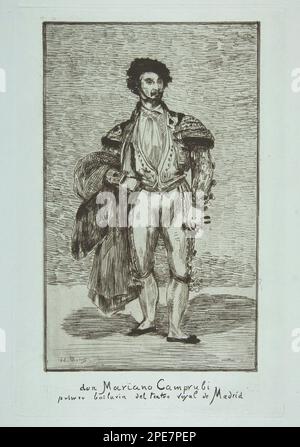 Don Mariano Camprubi (Le Baïlarin) 1862–63 by Edouard Manet Stock Photo