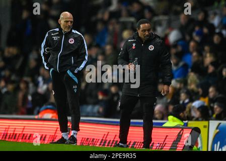 Reading Manager Paul Ince during the Sky Bet Championship match Blackburn Rovers vs Reading at Ewood Park, Blackburn, United Kingdom. 15th Mar, 2023. (Photo by Ben Roberts/News Images) in Blackburn, United Kingdom on 3/15/2023. (Photo by Ben Roberts/News Images/Sipa USA) Credit: Sipa USA/Alamy Live News Stock Photo