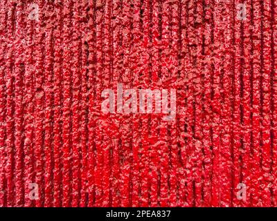 Color Texture Background - Red Stucco Stock Photo