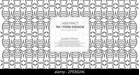 Pattern abstract background with elegant shapes vector motive design Stock Vector