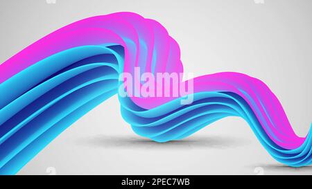 A realistic fluid object on a white background. Perfect for any use. Stock Vector