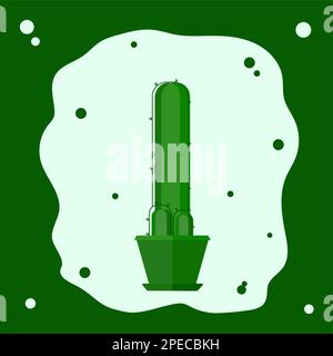 Flowering cactus Stock Vector