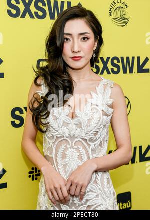 AUSTIN, TEXAS - MARCH 15: Ayane Nagabuchi attends the world premiere of Tetris at the Paramount Theatre during the 2023 SXSW Conference And Festival at the Austin Convention Center on March 15, 2023 in Austin, Texas. (Photo by Maggie Boyd/SipaUSA) Credit: Sipa USA/Alamy Live News Stock Photo