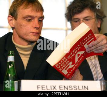 Felix Ensslin, Sohn von Gudrun Ensslin, Aktivistin der Roten Armee