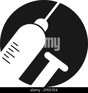 injektion logo stock vektor template Stock Vector