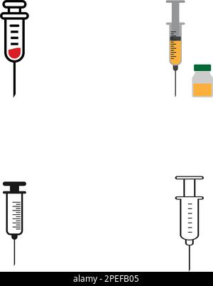 injektion logo stock vektor template Stock Vector