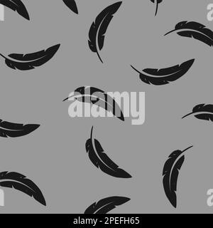 scattered feather background vektor illustration design Stock Vector