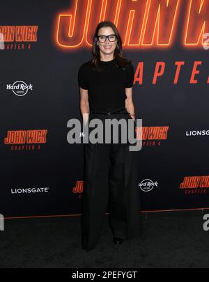 New York City, USA. 15th Mar, 2023. Bridget Moynahan attending the 'John Wick: Chapter 4' New York Screening held at the AMC Lincoln Square IMAX on March 15, 2023 in New York City, NY © Steven Bergman/AFF-USA.COM Credit: AFF/Alamy Live News Stock Photo