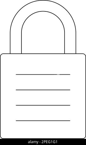 padlock icon vektor illustration design Stock Vector Image & Art - Alamy