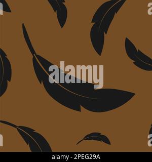 scattered feather background vektor illustration design Stock Vector