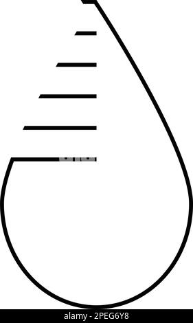 simple hydrometer logo illustration design Stock Vector
