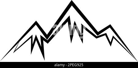 mountain icon vektor illustration design Stock Vector Image & Art - Alamy