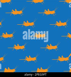 cricket insect logo vector template Stock Vector