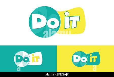 do it icons, do it logo, school logo Stock Vector