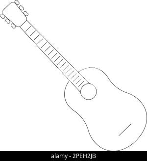 guitar icon logo vector illustration design Stock Vector