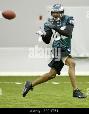 Philadelphia Eagles wide receiver Billy McMullen catches a pass during  practice Thursday, Jan. 27, 2005, in Philadelphia. The Eagles play the New  England Patriots in the Super Bowl XXXIX on Sunday, Feb.