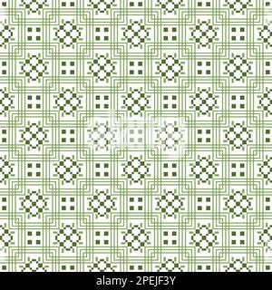 Seamless geometric pattern and background Stock Photo