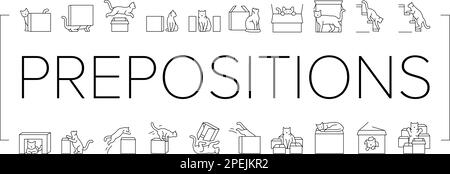 down preposition english color icon vector illustration Stock Vector Image  & Art - Alamy