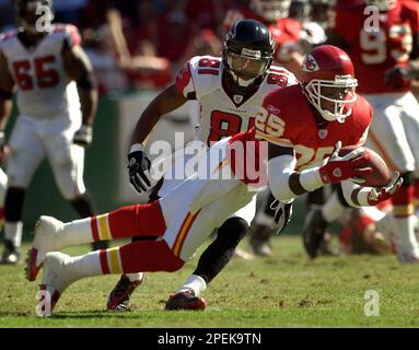 Peerless Price of the Atlanta Falcons runs a route against the Green