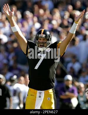 Steelers QB Ben Roethlisberger first game played, Sept. 19, 2004