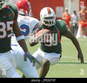 2004 Frank Gore Game Worn Miami Hurricanes Jersey.  Football