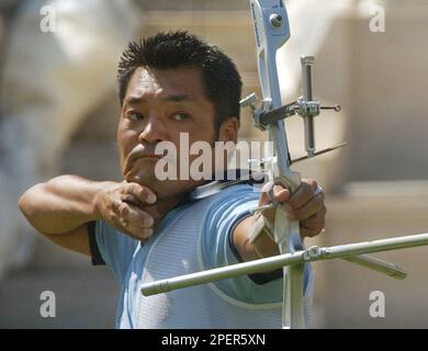 アーチェリー　DVD 2004年　アテネオリンピック hiroshi-yamamoto-of-japan-