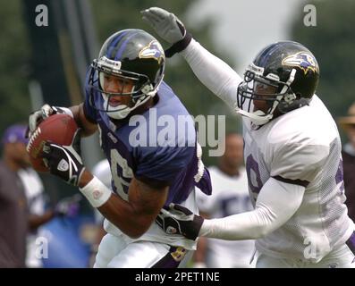 Corey Fuller of the Baltimore Ravens in position during a NFL News Photo  - Getty Images