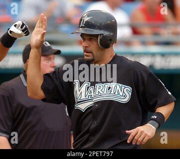 2004 Mike Lowell Florida Marlins Team Issued Jersey. Baseball