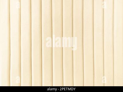 Texture of Beige leather furniture background. Stock Photo