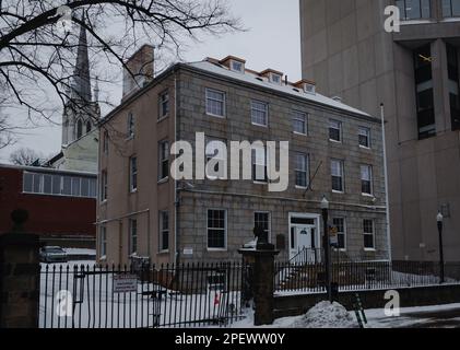 The Black-Binney House the home of Nova Scotia Division of the Canadian Corps of Commissionaires. Stock Photo