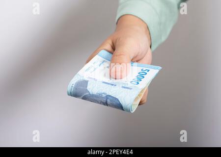 Money 50 Ribu Rupiah Fifty thousand rupiah money (Rp. 50.000 Lima puluh ribu rupiah ...