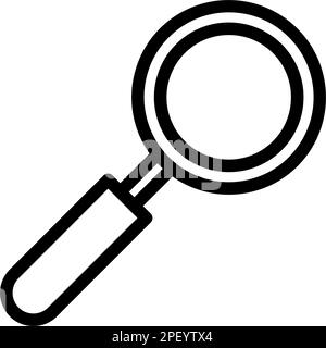Search Vector Thick Line Icon For Personal And Commercial Use. Stock Vector