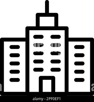 Commercial Vector Thick Line Icon For Personal And Commercial Use. Stock Vector