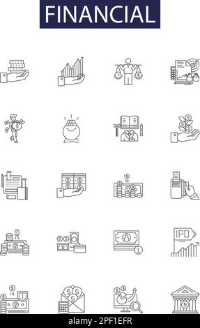 Restructuring icons set. Outline set of restructuring vector icons neon ...