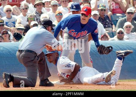 Houston Astros manager Art Howe (18) is restrained by first base umpire Bob  Davidson after third base umpire Ed Montague, second from right, threw Howe  out of the St. Louis Cardinals-Astros game