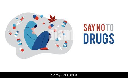 Drug warning poster Stock Vector Images - Alamy