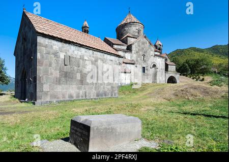 11th century Haghpat Monastery, Surb Nishan, Cathedral, Haghpat, Lorikeet Province, Armenia, Caucasus, Middle East, Unesco World Heritage Site Stock Photo