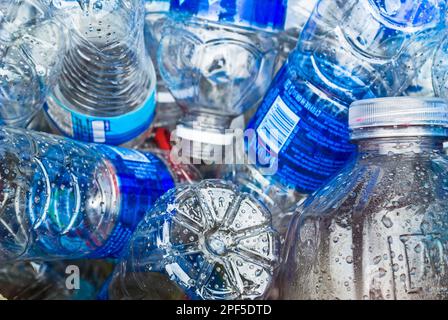 Pile Of Recycled Plastic Water Bottle Containers by Stocksy Contributor  Rialto Images - Stocksy