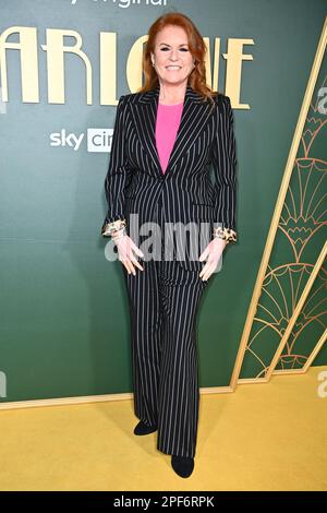 London, UK. 16th Mar, 2023. Sarah Ferguson, Duchess of York attending the premiere of Marlowe, at the Vue Cinema in Leicester Square, London Picture date: Thursday March 16, 2023. Photo credit should read Credit: Matt Crossick/Alamy Live News Stock Photo