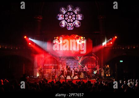 London, UK. 16th Mar, 2023. Fleur East performing at the Union Chapel in London. Picture date: Thursday March 16, 2023. Photo credit should read Credit: Matt Crossick/Alamy Live News Stock Photo