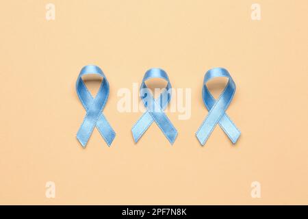 Blue Awareness Ribbons