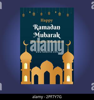 Ramadan Flyer Design Stock Vector