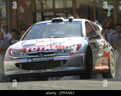 Peugeot 206 WRC Panizzi Vainqueur Rally Catalogne 2003 Ixo Ref RAM129 Peugeot 206 WRC Panizzi Vainqueur Rally Catalogne 2003 Ixo Ref RAM129