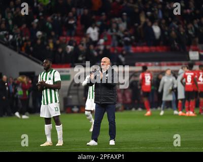 BUDAPEST, HUNGARY - MARCH 6: Claudiu Bumba of Kisvarda Master Good