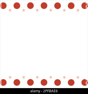 Dotter circle background Stock Vector