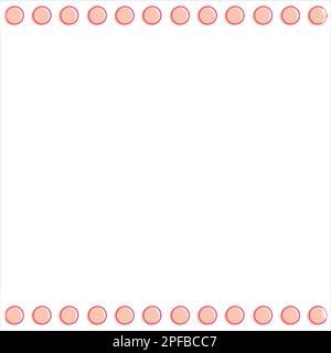 Dotter circle background Stock Vector